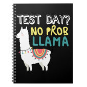 Llama Gift | Testdag Geen ProbLlama Grappig kostuu Notitieboek (Voorkant)