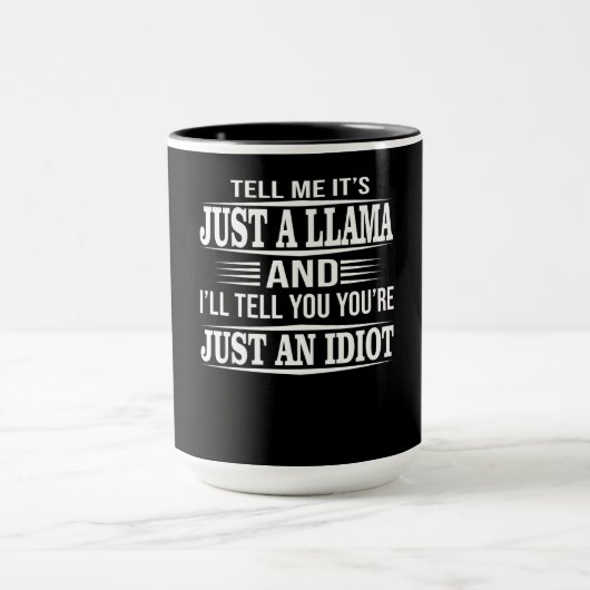 Llama Gift | Zeg me dat het maar een lama is Mok (Midden)