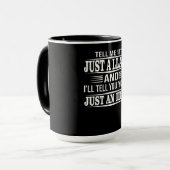 Llama Gift | Zeg me dat het maar een lama is Mok (Voorkant links)