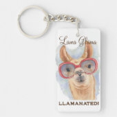 "LLAMA GLAMA" SLEUTELHANGER (Voorkant)
