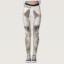 Llama glimlacht Leggings voor de oorspronkelijke k