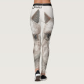 Llama glimlacht Leggings voor de oorspronkelijke k (Achterkant)