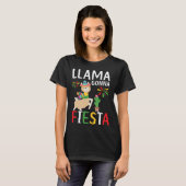 Llama Gonna Fiesta Mexico Mexican Festival Cinco d T-shirt (Voorkant volledig)