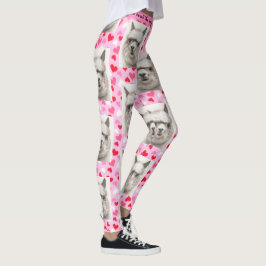 Llama graaft de Ways Happy Valentijnsdag Leggings