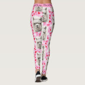 Llama graaft de Ways Happy Valentijnsdag Leggings (Achterkant)