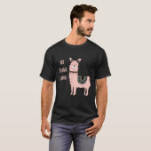 Llama Grappig Geen Drama Llama Liefhebber Gift T-shirt (Voorkant volledig)