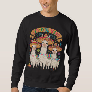 Llama Grappige Cinco De Mayo Feest Partij Trui