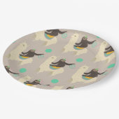 Llama Gray Birthday Paper Borden Papieren Bordje (Gekanteld)