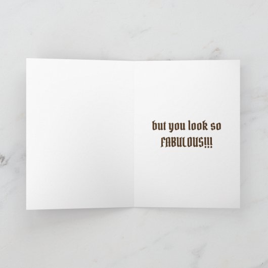 ** LLAMA** GREETING" VOOR DE "40e" GROENDAG Kaart (Binnen)