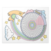 Llama Habit Tracker Custom Notitieblok (Voorkant)