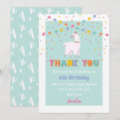 Llama - Hartelijk dank Kaart (Voorkant / Achterkant)