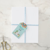 Llama Hartelijk dank Labels Fiesta Cactus Baby sho Cadeaulabel (Met Touw)