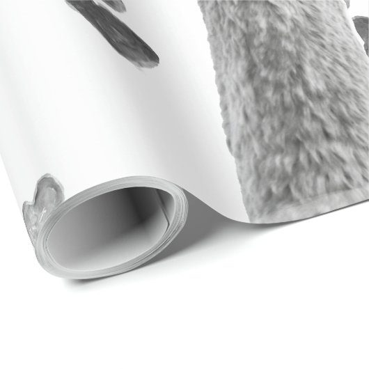 Llama hartencadeautje cadeaupapier (Rol Hoek)