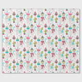 Llama heeft een kerstfeest cadeaupapier (Vlak)