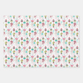 Llama heeft een kerstfeest inpakpapier vel (Voorkant)