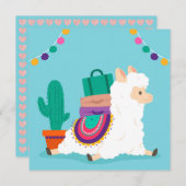 Llama Holiday Card Feestdagenkaart (Voorkant / Achterkant)