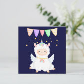 Llama Holiday Card Feestdagenkaart (Staand voorkant)