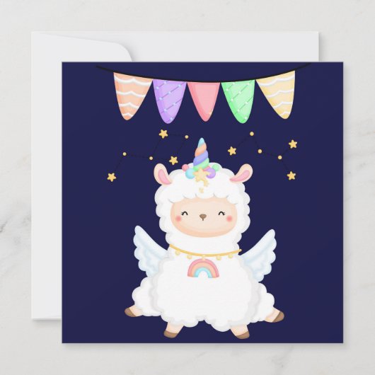 Llama Holiday Card Feestdagenkaart (Voorkant)