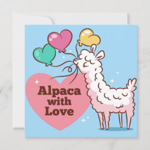 Llama Holiday Card Feestdagenkaart