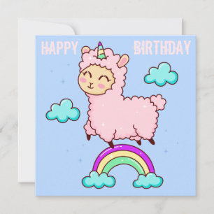 Llama Holiday Card Feestdagenkaart