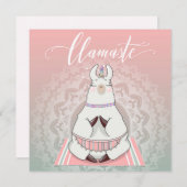 Llama Holiday Card Feestdagenkaart (Voorkant / Achterkant)