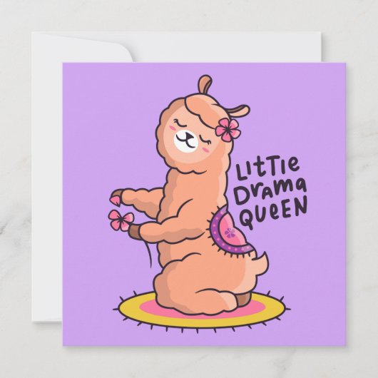 Llama Holiday Card Feestdagenkaart (Voorkant)