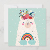 Llama Holiday Card Feestdagenkaart (Voorkant)