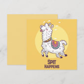 Llama Holiday Card Feestdagenkaart (Voorkant / Achterkant)