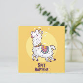 Llama Holiday Card Feestdagenkaart (Staand voorkant)