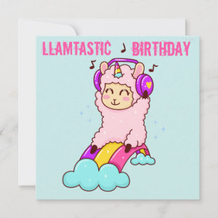 Llama Holiday Card Feestdagenkaart