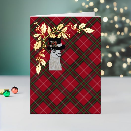 Llama Holiday Cards Folie Feestdagenkaart (Feestdagen Insitu2)