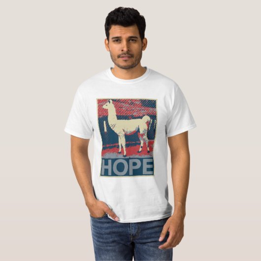 Llama Hope T-shirt (Voorkant volledig)