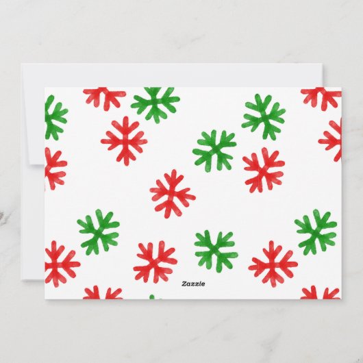 Llama houdt van kerstknuffels feestdagenkaart (Achterkant)