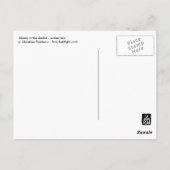 Llama in de Andes Briefkaart (Achterkant)