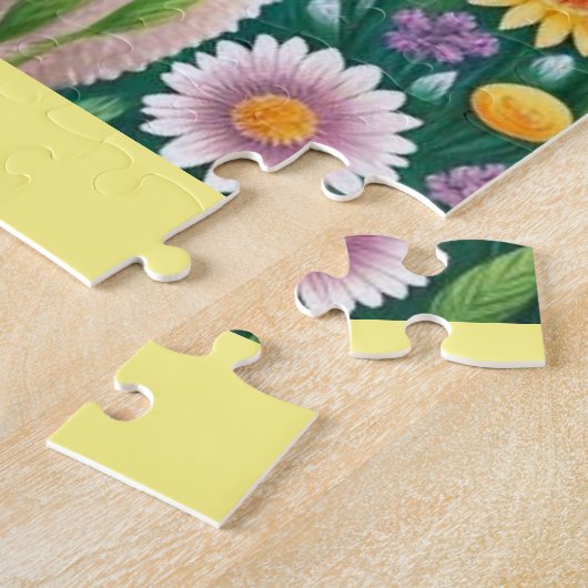 Llama in de tuin legpuzzel (Zijkant)