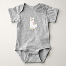 Llama in Legwarmers Baby Bodysuit