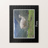 Llama Inca Trail Cusco Peru Andes Mountains Inka Legpuzzel (Verticaal)