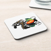 Llama joy bier onderzetter (Linkerzijde)