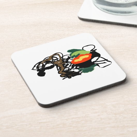 Llama joy bier onderzetter (Linkerzijde)