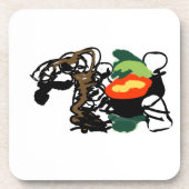 Llama joy bier onderzetter (Voorkant)