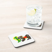 Llama Joy cute Bier Onderzetter (Rechterzijde)