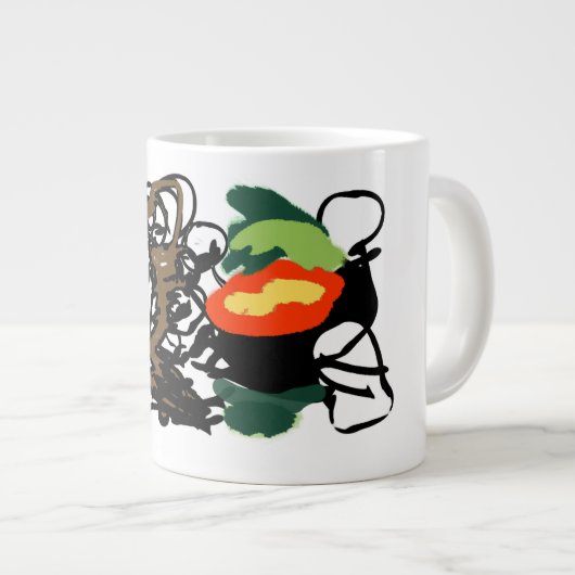 Llama joy grote koffiekop (Voorkant rechts)