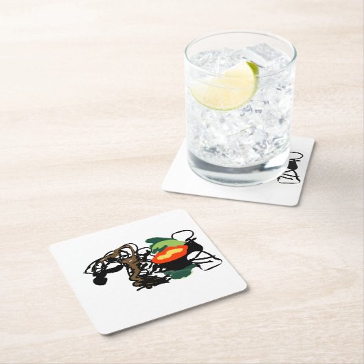 Llama joy kartonnen onderzetters (Insitu)