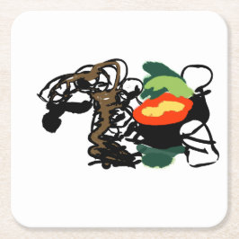 Llama joy kartonnen onderzetters