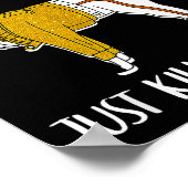 Llama Just Killed A Man Funny Llama  Poster (Hoek)