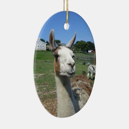 Llama Keramisch Ornament (Rechts)