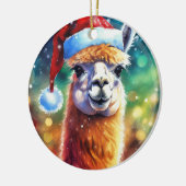 Llama Keramisch Ornament (Links)