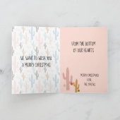 Llama-kerstfeest Feestdagen Kaart (Binnen)