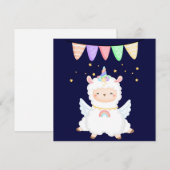 Llama Kerstkaart (Voorkant / Achterkant)