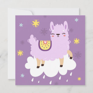 Llama Kerstkaart